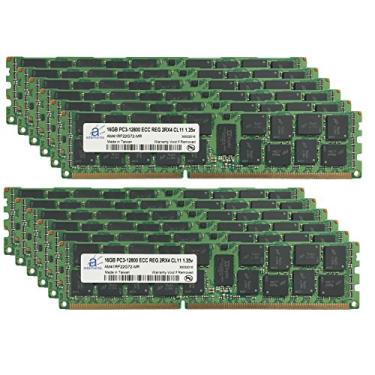 Imagem de Adamanta Atualização de memória de servidor de 192 GB (12 x 16 GB) para HP Proliant ML350 G8v2 DDR3 1600Mhz PC3-12800 ECC registrado 2Rx4 CL11 1,35v