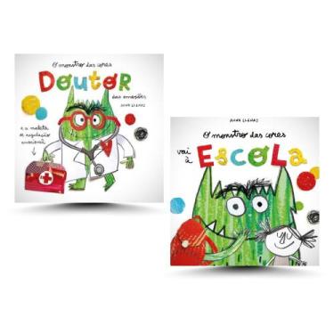 Imagem de Kit O Monstro das Cores: Emoções e Aventuras na Escola - Kit de Livros