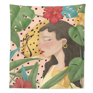 Imagem de Tapeçaria, beleza, parede, pintura estética, 150x100cm - yiweisai