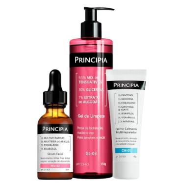 Imagem de PRINCIPIA, Kit Gel De Limpeza Facial Gl-03 + Mix-03 + Cm-01