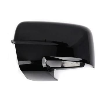 Imagem de Asa de cobertura para Dodge para Ram 1500 2500 2013-2018 espelhos retrovisores de concha capa de espelho lateral asa tampa de espelho lateral (preto G)