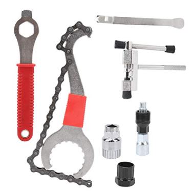 Imagem de SPYMINNPOO Ferramenta Multifuncional de Reparo de Bicicletas Kit de Ferramentas de Roda de Corrente de Aço de para Desmontar Virabrequim Desmontador de Corrente Portátil para Bicicletas de Montanha