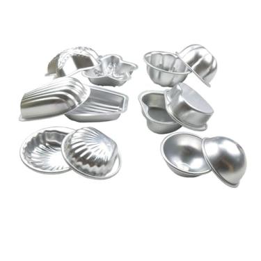 Imagem de Conjunto de Combinação Baking Liga Alumínio Explosive Bath Salt Cake Ice Cream - Fácil Usar Conveniente Alto Nível Alta