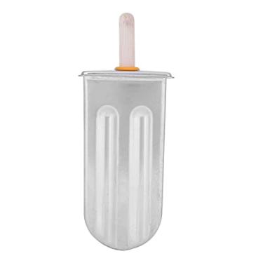 Imagem de 10 Moldes de Açaí Sorvete Aço Inoxidável Palito Popsicle 100Pcs Madeira Suporte Base Livre BPA 304 Grau Alimentar Congel