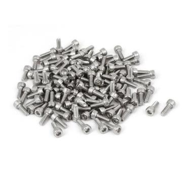 Imagem de Parafusos De Cabeça Cilíndrica Com Soquete M3x8-25mm Em Aço Inoxidável