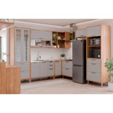 Imagem de Kit Modulado MGM 8 Peças Eloise C8P88 Cinamomo/Platina