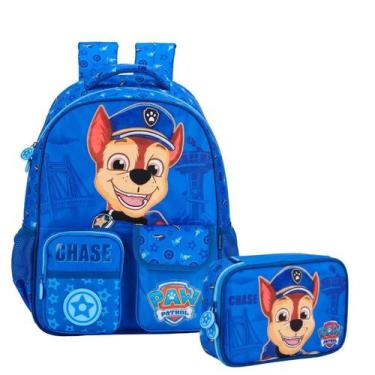 Imagem de Kit Mochila Costas E Estojo Box Patrulha Canina- Xeryus