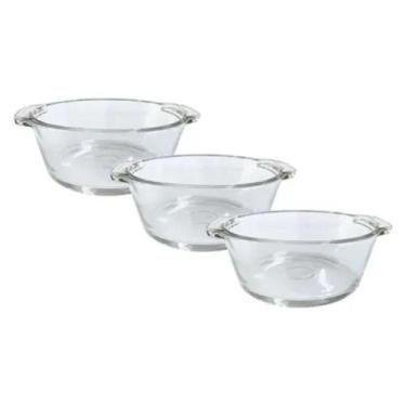 Imagem de Jogo de Petisqueiras Redondas 3 peças 1763 - Class Home