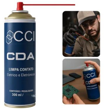 Imagem de Spray Limpa Contato Elétrico Eletrônico Aerossol 300ml - CCI