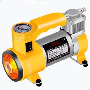 Imagem de Mini Compressor Ar 12V Pneu Bola Carro Bike Lanterna 150Psi - Lorben