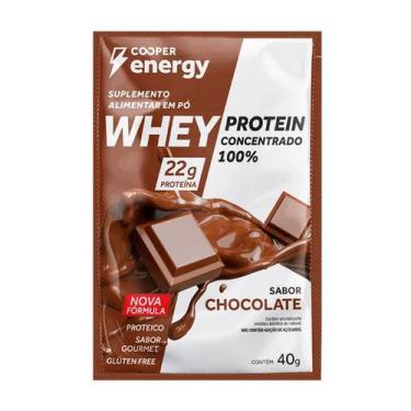 Imagem de Suplemento Alimentar Cooper Energy Whey Protein Concentrado 100% Sabor