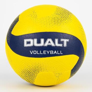 Imagem de Bola De Vôlei Quadra Praia Dualt Vp200 Pvc Soft Cor Amarelo