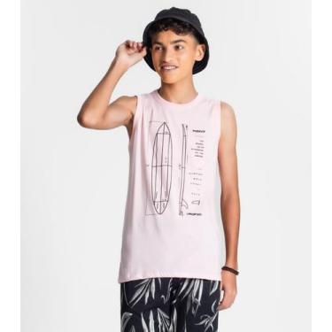 Imagem de Regata Juvenil Masculina Minty Rosa, Rosa, 14