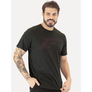 Imagem de Camiseta Ellus Masculina Cotton Fine Maxi Easa Pink Classic Chumbo-Masculino