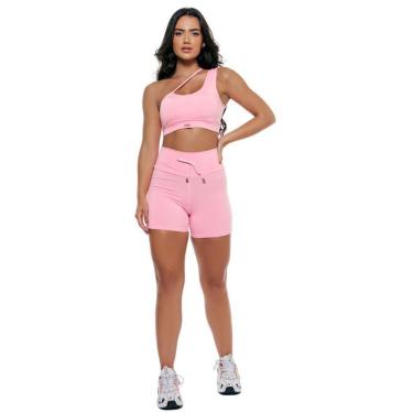 Imagem de Conjunto Fitness Grace Alça Lateral Treino Academia AQN SPORT-Feminino