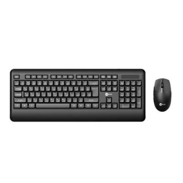 Imagem de Kit Lecoo Kw202 - Teclado Membrana Abnt2 + Mouse Óptico DPI 1200 - Preto