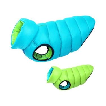 Imagem de Jaqueta Reversível Impermeável Para Cães, Colete Grosso De Inverno Par