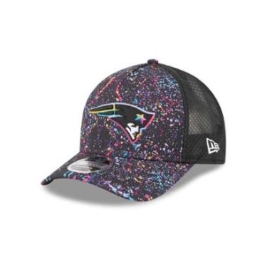 Imagem de BONE NEW ERA 9FORTY M-CROWN A-FRAME NEW ENGLAND PATRIOTS NFL PRETO-Masculino