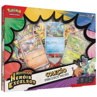 Imagem de Box Pokemon Coleção Parceiros Iniciais ME02.5 51 Cartas Copag