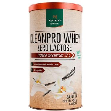 Imagem de Cleanpro Whey Zero Lactose - 450g Baunilha - Nutrify