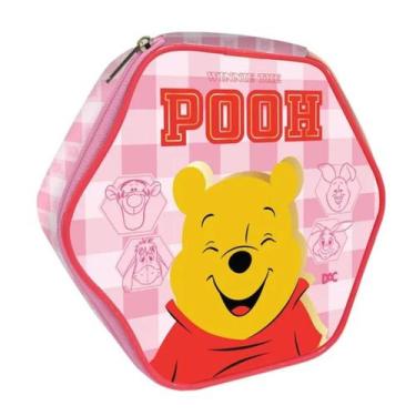 Imagem de Estojo Grande Hexagonal Ursinho Pooh - dac