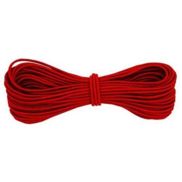 Imagem de Elástico Roliço 15R 2,8 mm 10 Metros - são josé, Vermelho