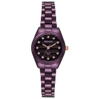 Imagem de Relógio Seculus 77362LPSVFA2 Feminino 24 mm Aço Inox-Feminino