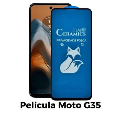 Imagem de Película Protetora Fosca Privacidade para Motorola Moto G35 - LXL