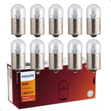Imagem de Kit 10 Lâmpadas 1 Polo 5W 24v Caminhão Original Philips