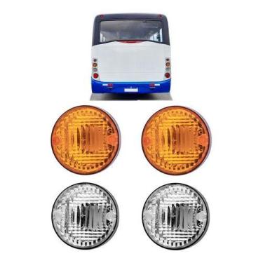 Imagem de 4 Lanterna Traseira 95mm para Ônibus Senior Citmax Ideale - Multilight