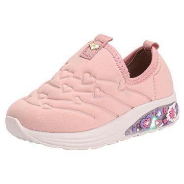Imagem de Tênis infantil led molekinha 2731409, Rosa, 17