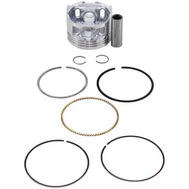 Imagem de Pistão Com Anel Biz 125 2005 a 2018 Metal Leve P&A9294 0,50