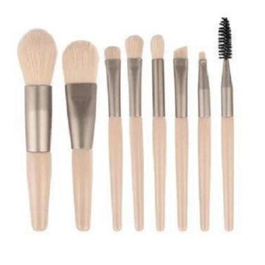 Imagem de Kit pincel de maquiagem mini - make lolita, BEGE