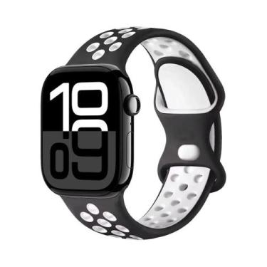 Imagem de Pulseira De Silicone Para Apple Watch Ultra 7 6 5 4 SE 44mm 40mm 42mm 