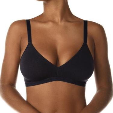 Imagem de Sutiã Secret Cotton DeMillus 61052, Preto, 44