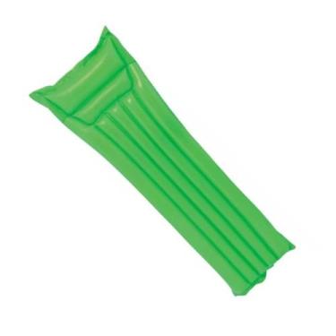 Imagem de Colchão Inflável Summer Verde 1.83 X 69 Para Praia - Intex, Azul