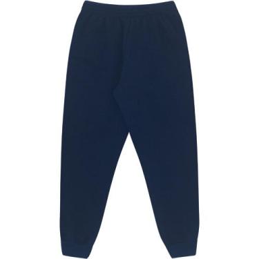 Imagem de Calça Moletom Infantil Menino Pulla Bulla Ref. 50260, Azul marinho, 3
