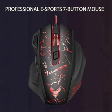 Imagem de Mouse gamer para jogo computador X7 USB LED laser 7 Botões Profissiona