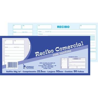 Imagem de Impresso Recibo Comercial com Canhoto 50F PCT.C/05 - Tamoio