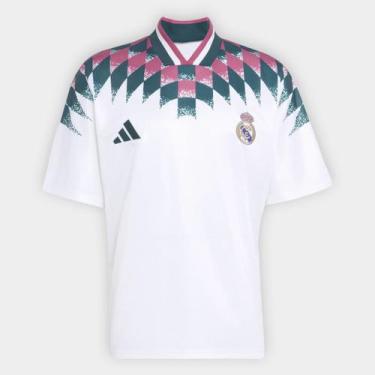 Imagem de Camisa Real Madrid 26/27 St Adidas Masculina, Branco, G