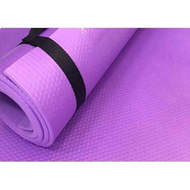 Imagem de Colchonete de E.v.a Para Yoga e Exercícios (170X50X10MM) LIlas + Alça