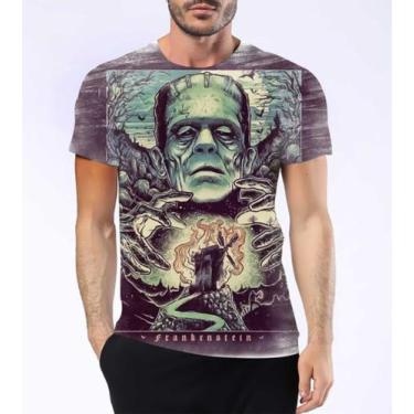 Imagem de Camiseta Camisa Frankenstein Monstro Morto Vivo Henry Hd 2 - Estilo Kr