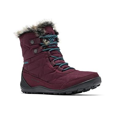 Imagem de Columbia Bota de neve feminina Minx Shorty II, Ameixa/Azul Rio, 6.5