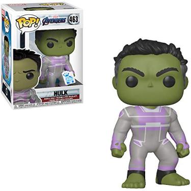 Imagem de Hulk (exclusivo do clube da Funko Insider): Vingadores - Endgame x Funko POP! Boneco de vinil Marvel e 1 pacote de protetor gráfico de plástico PET compatível [#463 / 36671 - B]