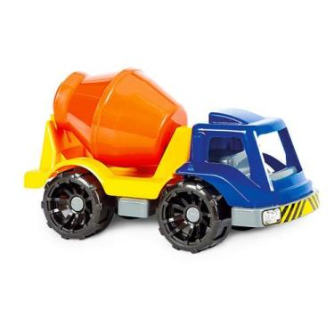 Imagem de Mini Caminhão De Brinquedo Betoneira Infantil Poliplac