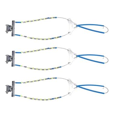 Imagem de Correntes de pneu,corrente de neve de emerg¨ºncia de carro 3 pe?as, corrente de pneu de roda antiderrapante universal, corrente de pneu dur¨¢vel para carros de passageiros, pickups e suvs, Corrent