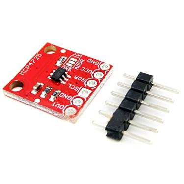 Imagem de HiLetgo Placa de desenvolvimento MCP4725 12 bits I2C IIC DAC placa de breakout interna EEPROM Store Configurações para Arduino