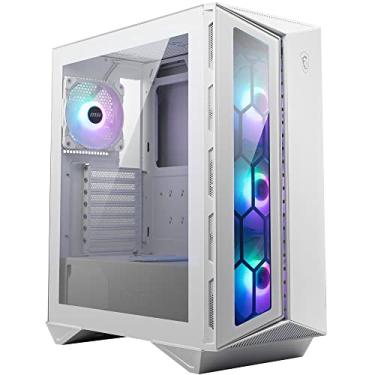 Imagem de GABINETE MSI MPG GUNGNIR 110R Gaming WHITE, 3x120mm ARGB PWM Fan Frontal, 1x120mm ARGB PWM Fan Posterior, Vidro Temperado, Mid-Tower, ATX, Micro-ATX, Mini-ITX, 306-7G10W21-W57
