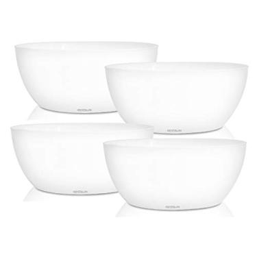 Imagem de Kit 4 Bowls 700ml Branco - Polipropileno