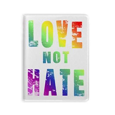 Imagem de Rainbow Gay Bandeira de Lésbica LGBT Caderno Capa de Goma Diário Capa Macia Diário